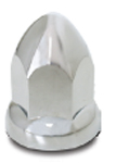 Grand General Bullet Chrome Plastic Push-On Lug Nut Cover 33mm 2-3/8" — SKU 10276-GG