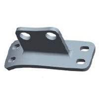 Lincoln Chrome Cab Bracket Straight Fits Peterbilt  thumbnail 2
