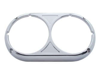 Chrome fits Peterbilt 359 Headlight Bezel - Original Style — SKU 40982-UP