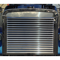 Grille Surround Fits Freightliner Classic XL-132 Stainless Steel (3 Pieces; No Bolts/Hardware)  thumbnail 2