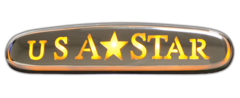 USA Star Logo LED Light fits Freightliner Grilles — SKU US01-46024