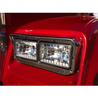 4"x 6" Halogen Headlight with 9 White LEDs thumbnail 4