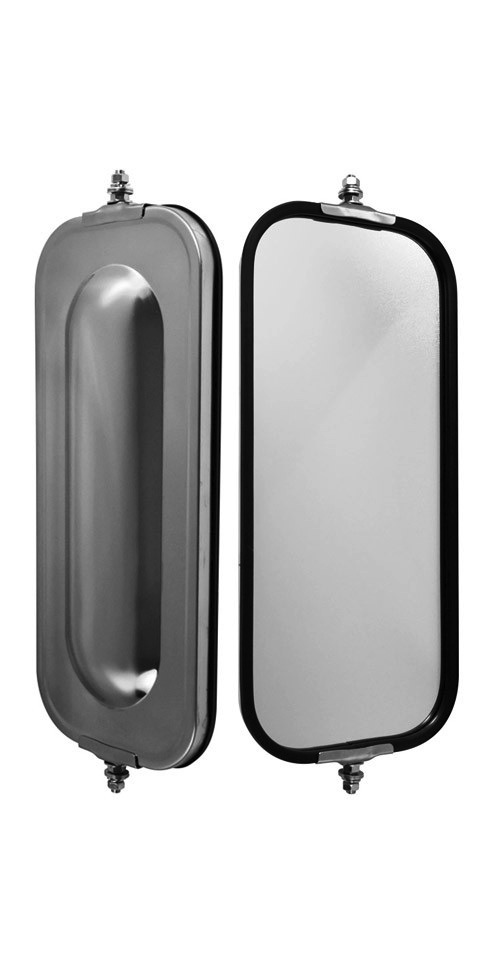 7” X 16” Stainless Steel West Coast Mirror — SKU US10-2303