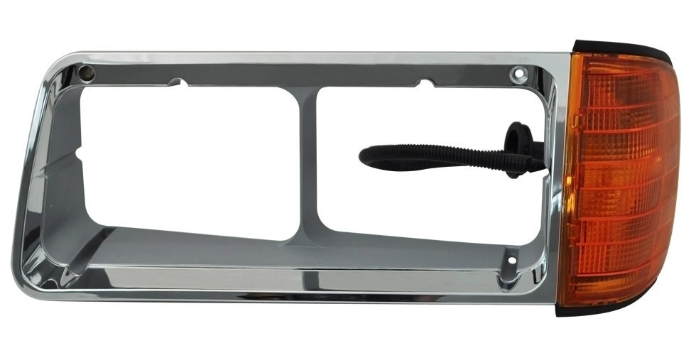 Headlights Bezels fits Freightliner FLD120 with Signal Light Attached — SKU US16-46004L