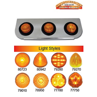 3 Holes Chrome L Bracket Only For 2” Round Light thumbnail 3