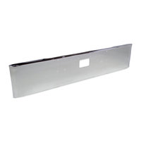 18" Chrome Bumper (Peterbilt 378 & 379) Texas Square W/O Fog Lamp Hole thumbnail 2