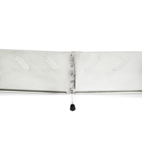 2 Hole Side Mount - 18” To 20” Visor V Style 10 Hidden Light Hole, Fits Freightliner Century/Columbia/Coronado S.S.304 thumbnail 7
