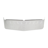 2 Hole Side Mount - 18” To 20” Visor V Style 10 Hidden Light Hole, Fits Freightliner Century/Columbia/Coronado S.S.304 thumbnail 1