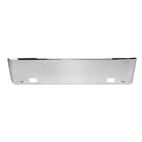20” Bumper Ford L Series (7 Gauge, Chrome, Rolled End, Fog Light Holes, 8 Hidden Light Holes, No Side Lip, No Brackets) thumbnail 1