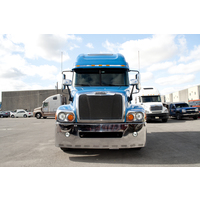 22” Chrome Bumper Freightliner Century 1996-2004, with Tow, Round Fog and 11 Hidden Light Holes thumbnail 9