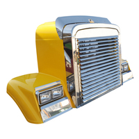 Stainless Steel Grille with 17 Louvers for Freightliner Classic, Classic XL & FLD120  thumbnail 3