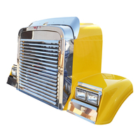 Stainless Steel Grille with 17 Louvers for Freightliner Classic, Classic XL & FLD120  thumbnail 4