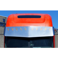3 Hole Side Mount - 18” To 20” Visor V-Style  10 Hidden Light Hole fits Freightliner Century/Columbia/Coronado Condo Sleeper 2003 And Up  thumbnail 5