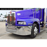20” Chrome Bumper Fits (KW T600 All Years) Wrap Around, Air Vents And Tow Holes thumbnail 2