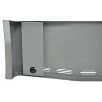 20” Universal Bumper, Chrome, American Eagle, Rolled End, 2” Side Lip, Aero, Tapered To 18”, Brackets Included, 10 Hidden Lights, 7 Gauge fits Peterbilt 379 and Kenworth W900 thumbnail 8