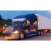 3 Hole Side Mount - 20” To 16” Visor  Bow Tie Columbia/Century/Coronado  10 Hidden Lights Hole fits Freightliner thumbnail 4
