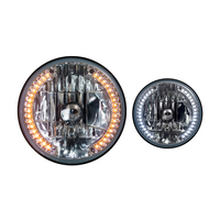 7" Halogen Universal Headlight W/ 34 Led  thumbnail 2