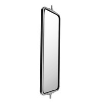 7" X 16" West Coast Mirror Amber Lens/Amber LED Stainless Steel W/Heated Led Light. (Sold Each) thumbnail 1