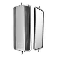 7" X 16" West Coast Mirror Stainless Steel W/Heated thumbnail 3