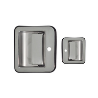 Chrome Exterior Door Handle fits Kenworth T600, T800, W900 '95 - '01 thumbnail 2