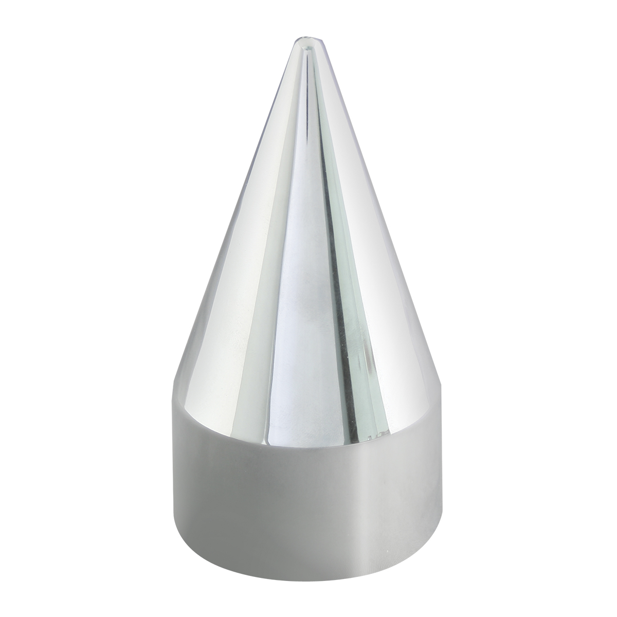 4-3/16" Rocket Chrome Plastic Screw On Lug Nut Cover “Rocket” — SKU 10264-GG