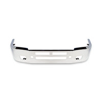 18” Chrome Bumper Fits (KW T600 All Years) Rectangular Fog Light, Air Vent And Tow Holes thumbnail 1