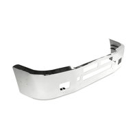18” Chrome Bumper Fits (KW T600 All Years) Rectangular Fog Light, Air Vent And Tow Holes thumbnail 2