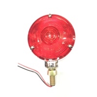 4″ Double Face Amber/Red Pedestal Light thumbnail 1