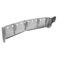 3 Hole Side Mount - Visor 18” X 20” W/10-2”Light Holes  fits Freightliner Columbia Condo /Century 2004 & Newer  thumbnail 3
