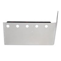 3 Hole Side Mount - Visor 18” X 20” W/10-2”Light Holes  fits Freightliner Columbia Condo /Century 2004 & Newer  thumbnail 5