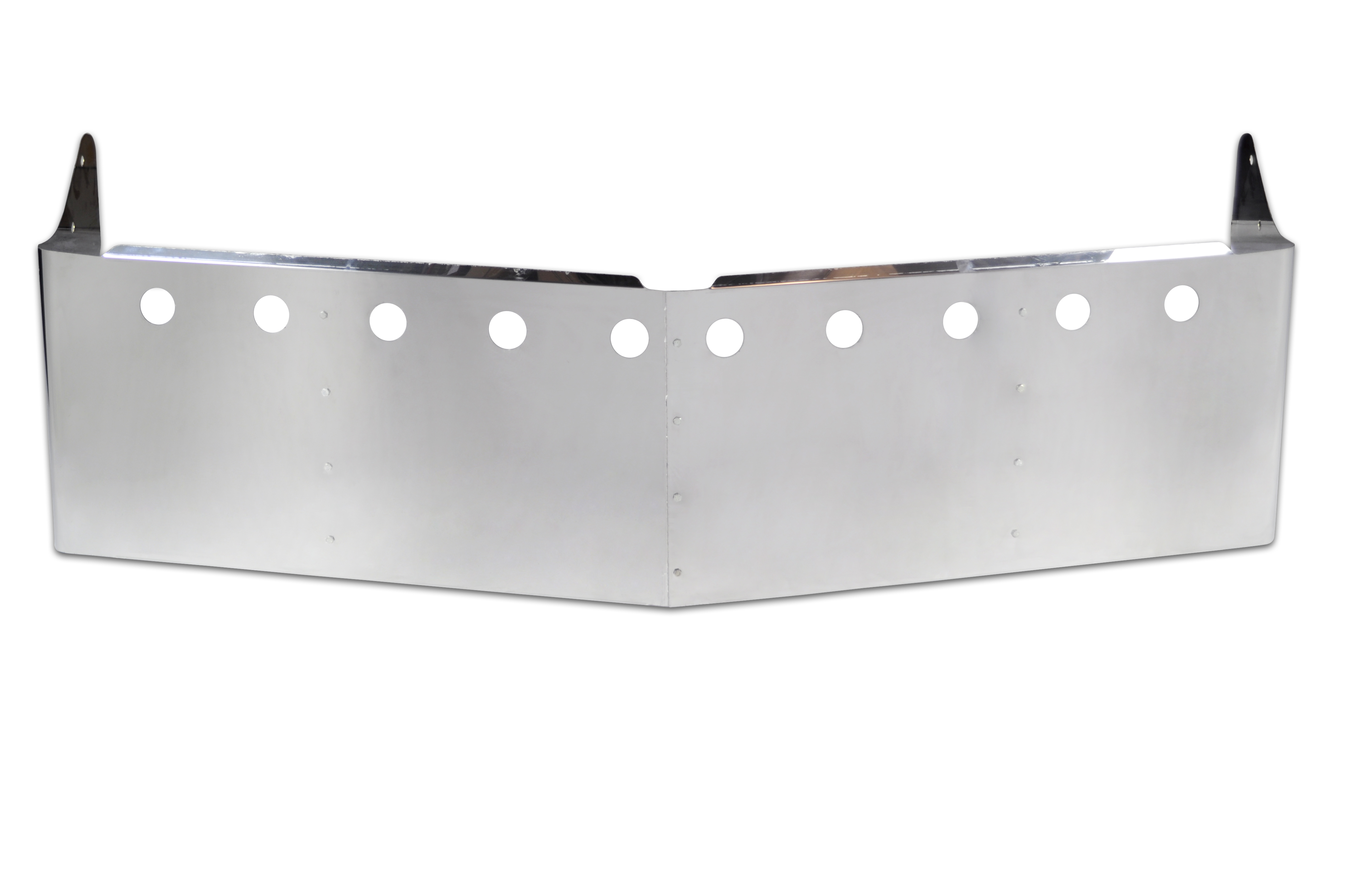 3 Hole Side Mount - Visor 18” X 20” W/10-2”Light Holes  fits Freightliner Columbia Condo /Century 2004 & Newer  — SKU US19-463047