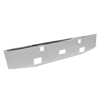 16” Chrome Bumper With Fog Light, Step, And Tow Holes Fits Kenworth W900L  thumbnail 4