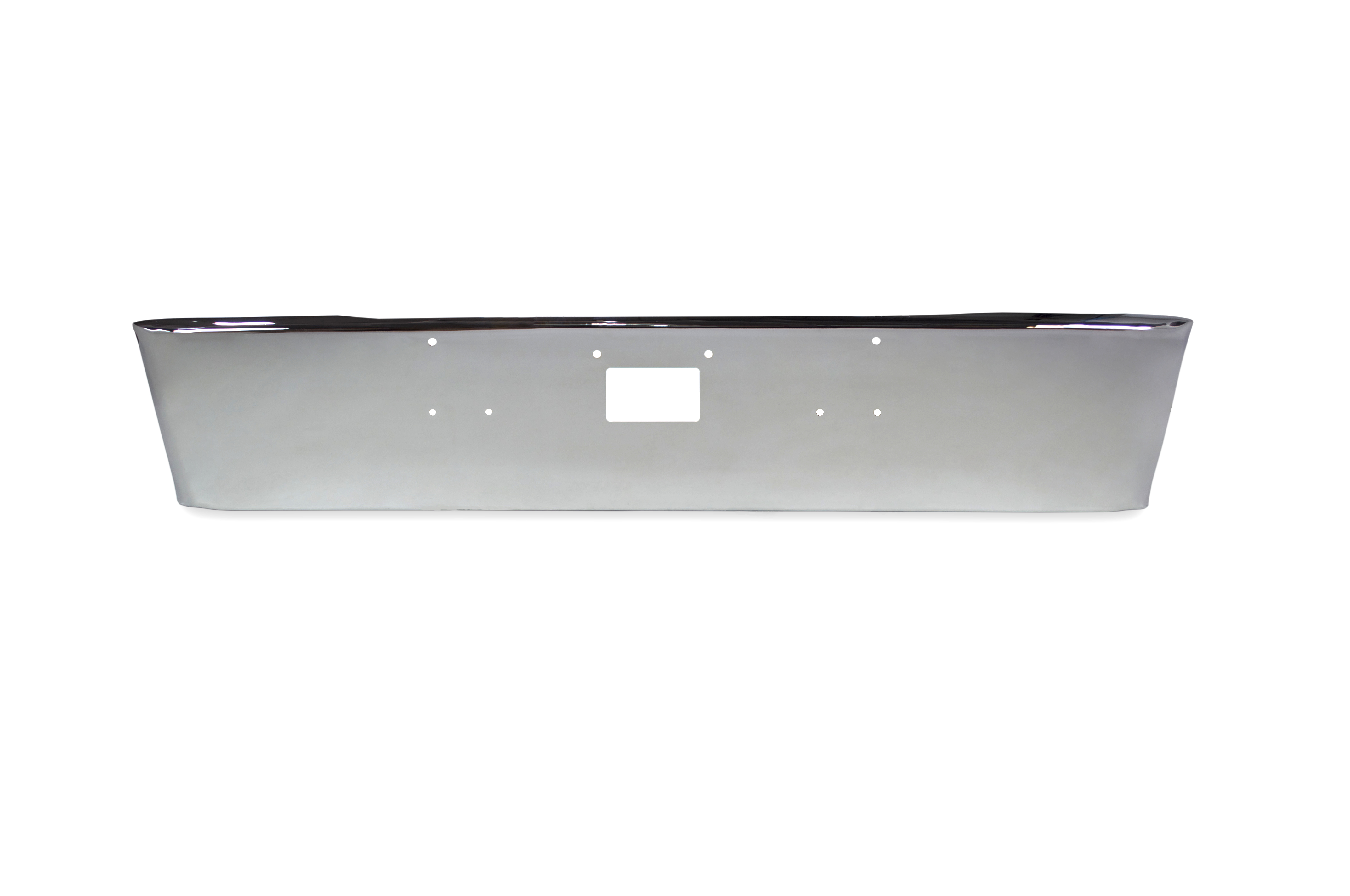 18" Chrome Bumper (Peterbilt 378 & 379) Texas Square W/O Fog Lamp Hole — SKU US20-804K18