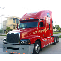 22” Chrome Bumper Freightliner Century 1996-2004, with Tow, Round Fog and 11 Hidden Light Holes thumbnail 8