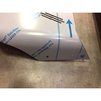 2 Holes On Side - 18” Visor Straight Style With 10 Hidden Lights Hole, 2 Bolts On Side Fits Freightliner Century/Columbia Condo Sleeper 2002 And Older thumbnail 2