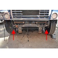 18” Chrome Bumper with 11 Hidden Light Holes for Freightliner Century 1996-2004 thumbnail 9