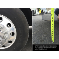 18” Chrome Bumper with 11 Hidden Light Holes for Freightliner Century 1996-2004 thumbnail 11