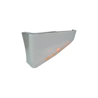 20” Universal Bumper, Chrome, American Eagle, Rolled End, 2” Side Lip, Aero, Tapered To 18”, Brackets Included, 10 Hidden Lights, 7 Gauge fits Peterbilt 379 and Kenworth W900 thumbnail 9