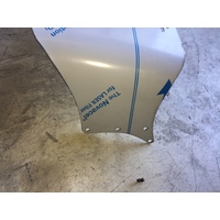 12-1/2” to 7-3/4” Stainless Steel Visor for Kenworth T600, T660, T800, W900 – Curved Windshield, Bowtie Style, 6 Hidden Light Holes thumbnail 10
