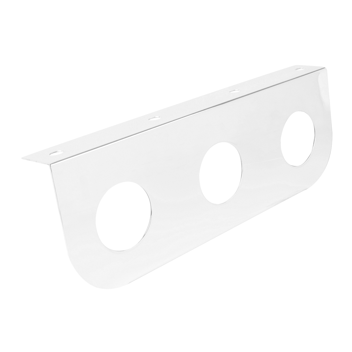 3 Holes Chrome L Bracket Only For 2” Round Light — SKU 86579-GG