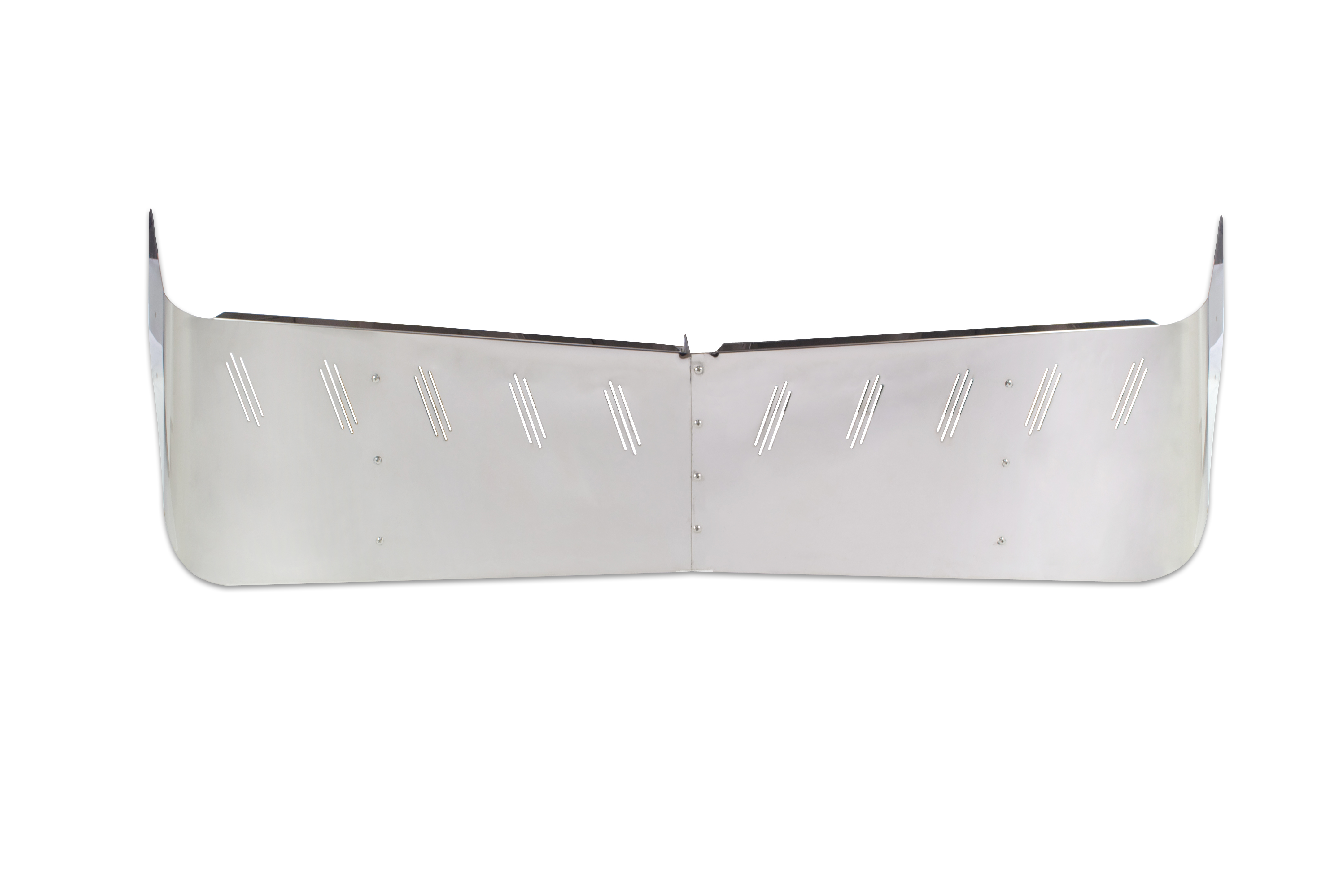 3 Hole Side Mount - 20” To 16” Visor  Bow Tie Columbia/Century/Coronado  10 Hidden Lights Hole fits Freightliner — SKU US19-463307