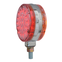 Grand General Pearl 4” Two Faced LED Pedestal Light Red/Amber thumbnail 2