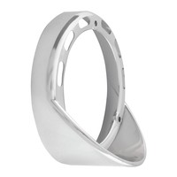 Chrome Plastic Rim W/Visor Up side down for 4” lights thumbnail 2