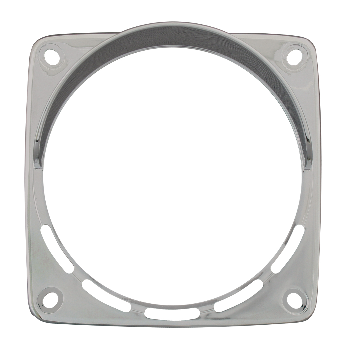 Bezel with Visor for Square Double Face Pedestal Light — SKU 80358-GG