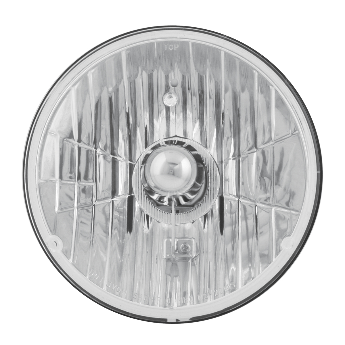 7” Round Halogen Headlight H4 — SKU 77412-GG