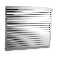 Grille Fits Mack CH 1988-2006 W/17 Louvered Style 31" X 41" S.Steel thumbnail 1