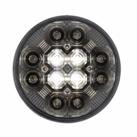 4” Round Combo Light with 12 LED Stop, Turn & Tail Light & 16 LED Back-Up Light - Red LED/Clear Lens thumbnail 2