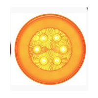 21 LED 4" GLO Turn Signal Light - Amber LED/Amber Lens thumbnail 4