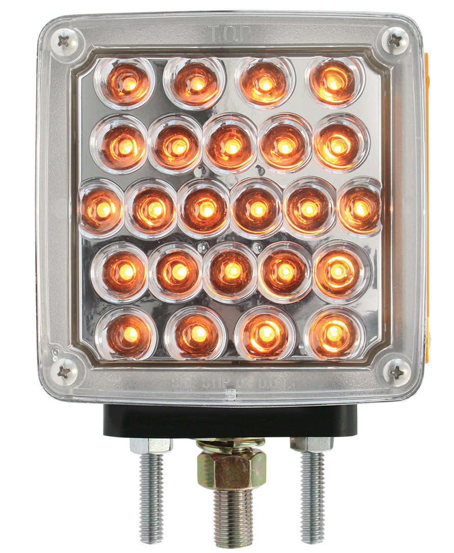 Square Double Face Pearl LED Pedestal - Driver Side — SKU 77623-GG