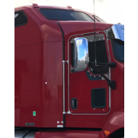 Chrome Mirror Cover fits Kenworth T170, T370, T600, T660, T800 Trucks thumbnail 5